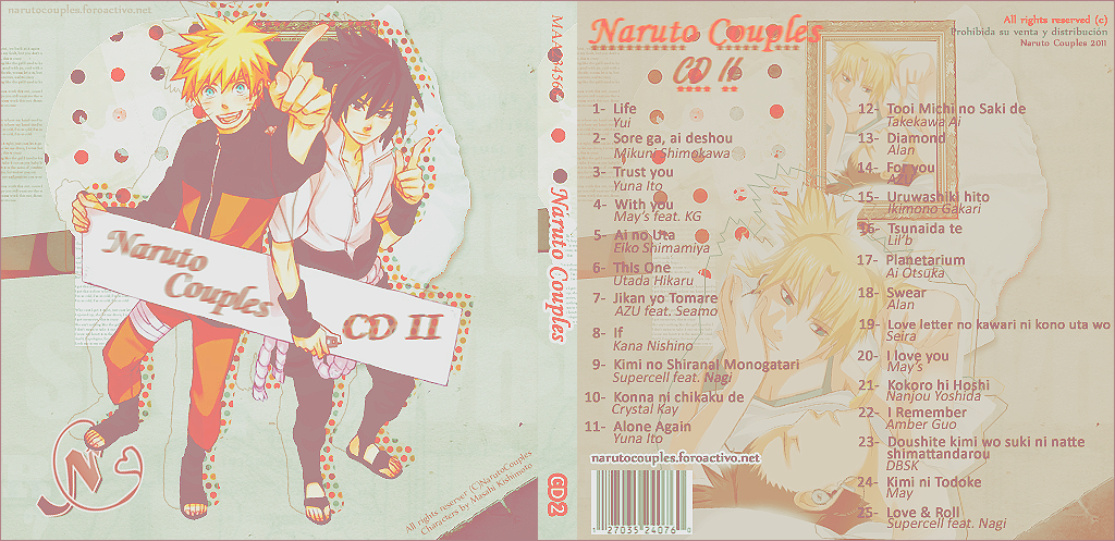 Naruto Couples CD2 Portadagrandecopia2