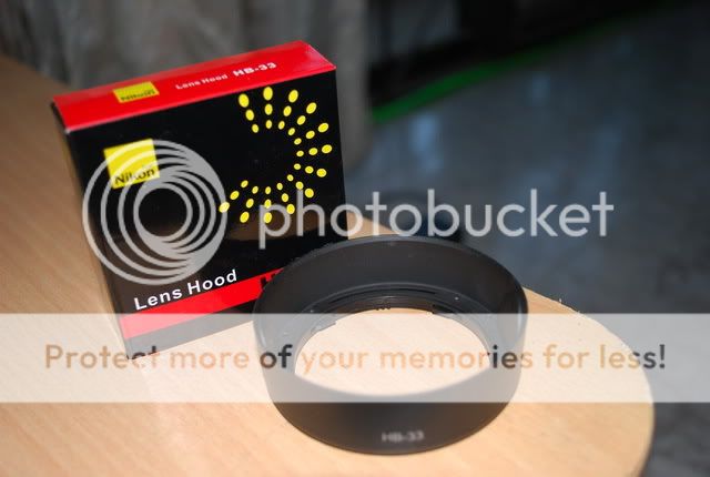 (ปิดการขาย) ขาย lens hood HB-33 for AF-S 18-55 DSC_0025