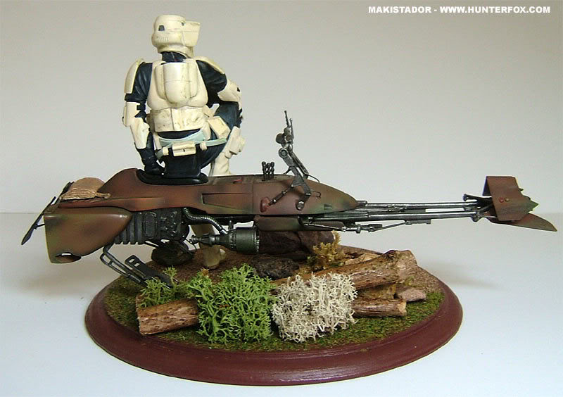 Custom - Socle Scout Trooper Speeder Bike GG Diorama Scout12