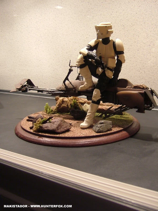 Custom - Socle Scout Trooper Speeder Bike GG Diorama Scout6