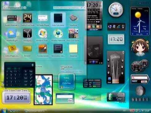 الف خدعة وحيلة للونداوز اكس بي وفيستا كولكشن رائع1000 Gadget Collection for Windows 7 1000GadgetCollectionforWindows7Vist