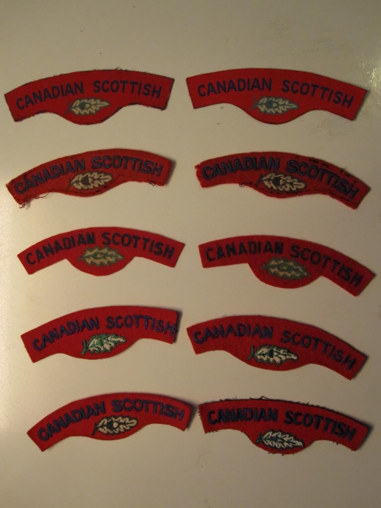 Canadian Scottish Insignia Cscotr10009