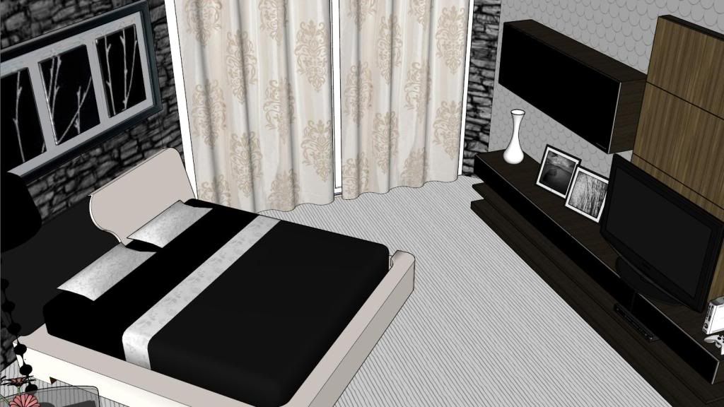 Black & white bedroom !!! Bedroom3