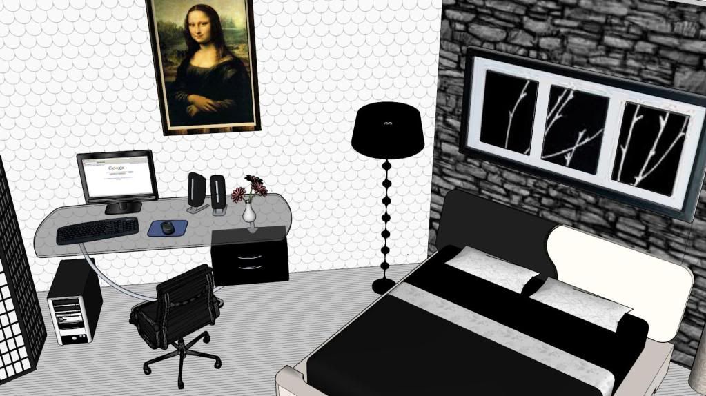 Black & white bedroom !!! Bedroom4