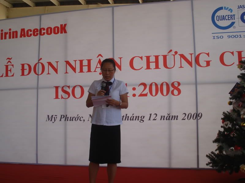 Nhà máy Mỹ Phước đón nhận chứng chỉ ISO 9001:2008 và Lễ trao giải MVP Quí 3/2009 DSC07820