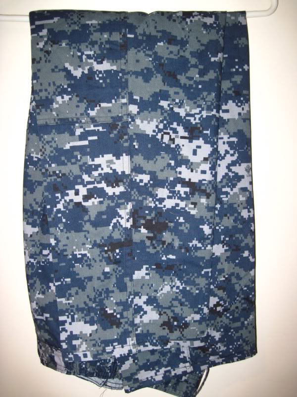 Trial Navy working Uniform patterns NWU-A5