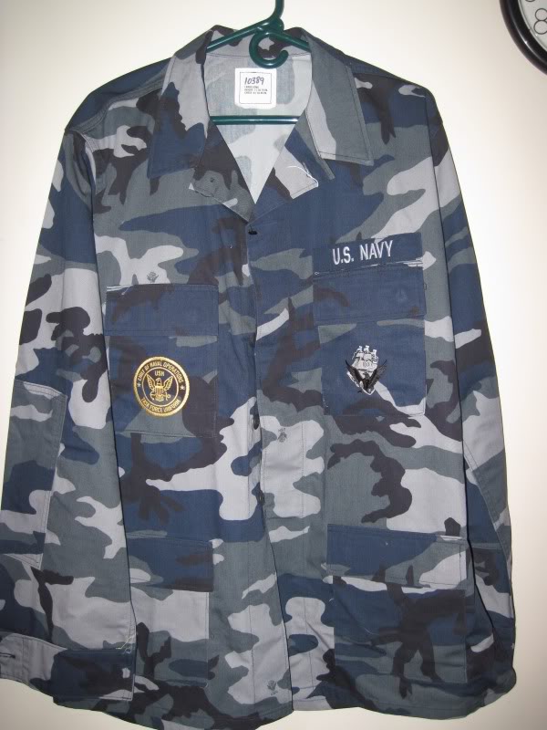 Trial Navy working Uniform patterns NWU-C5