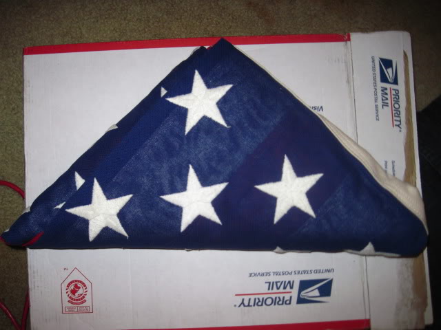 2nd flag flown over Iraq, another cheap ebay find Flag009