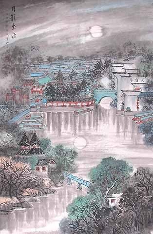 Tranh Thuy Mac Cua Cac hoa Si~ trung Hoa Chinese-landscape-painting-L5822