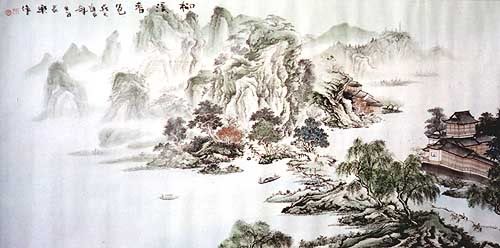 Tranh Thuy Mac Cua Cac hoa Si~ trung Hoa Chinese-painting-landscape-L0505