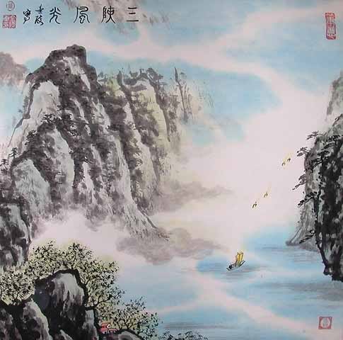 Tranh Thuy Mac Cua Cac hoa Si~ trung Hoa Chinese-painting-landscape-L5512