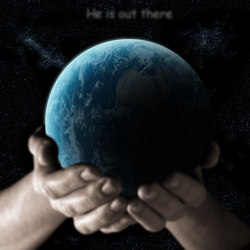 My artwork! God-holds-earth