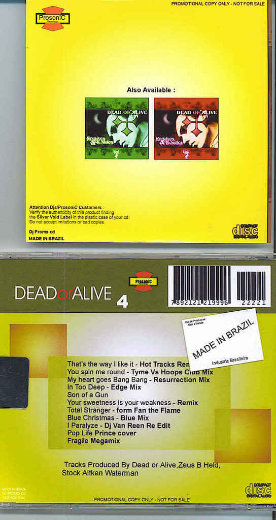 Dead Or Alive - Varios CD Remix DeadOrAlive-RemixesVol4B