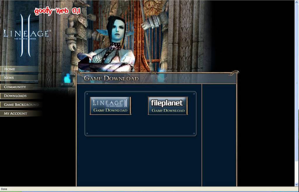 Cum sa faci site pt server de Lineage II cu GooFY Web 0.1 04