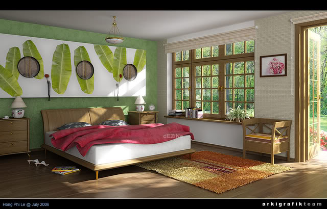 Design d'intérieur - Décoration Bed_room___morning_shot_by_HongPhi