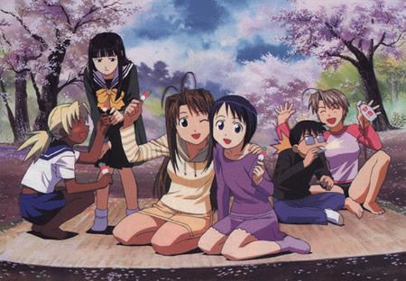 Erratet den Anime/Manga Love-hina-group-sakura-blossom-ed