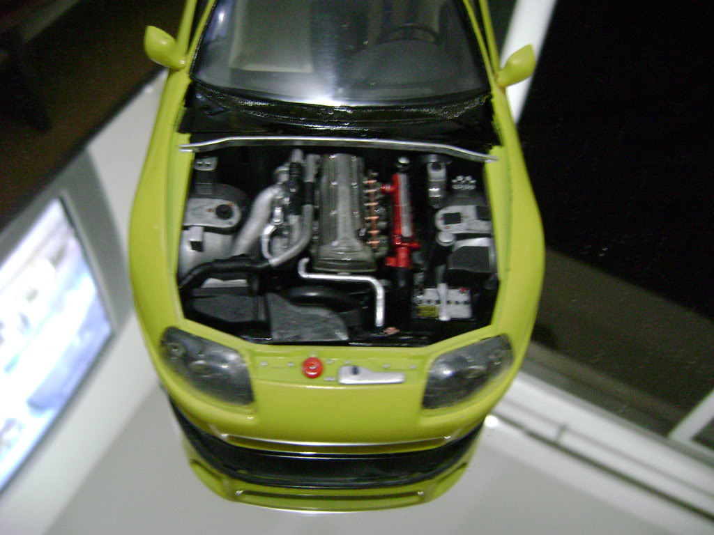 toyota supra, ex: sucatinha Miniatura030