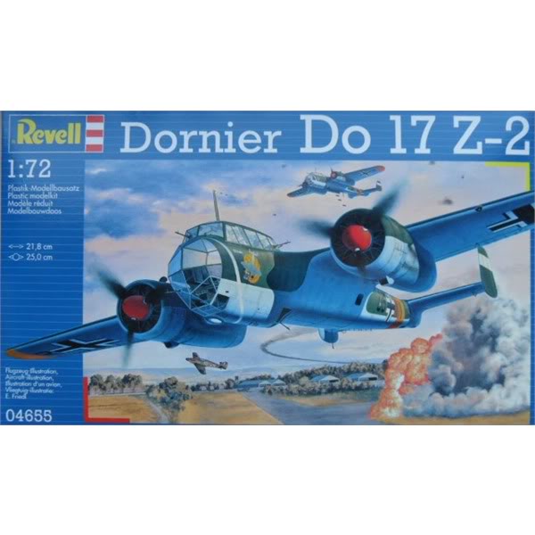 Die Do 17 im Schnee Revell M 1/72 Rev4655