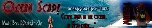 Advertisement for the server Oceanscapebannercopy