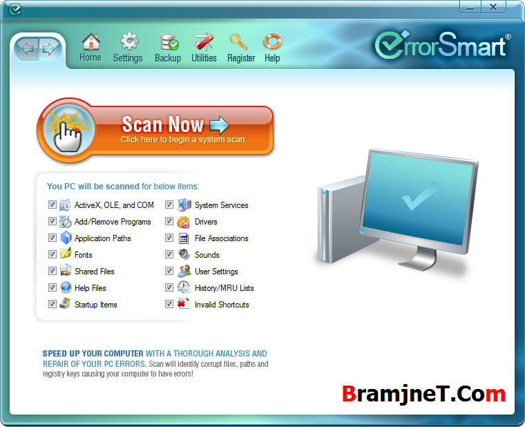 برنامج الصيانة الذي سيحدث ضجة في عالم النت ErrorSmart 2008 ESB6