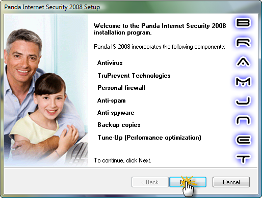 شرح برنامج الحماية Panda Internet Security 2008 PIS20083