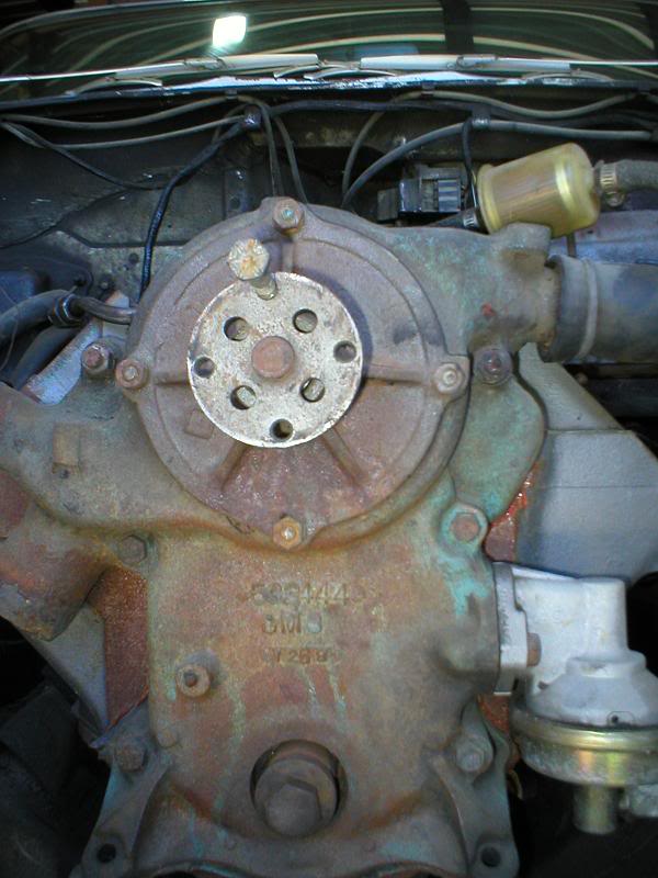 Replacement water pump Frontofengine