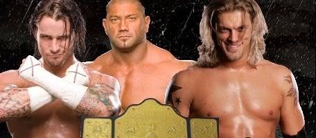 CM PUNK VS BATISTA VS EDGE Triple