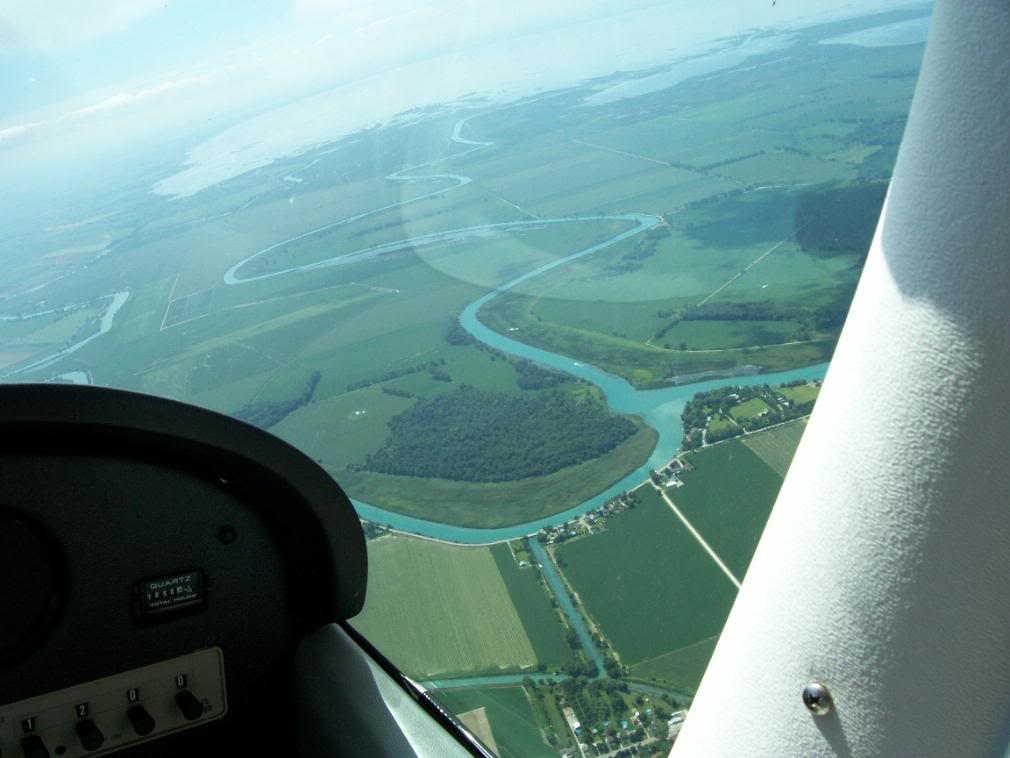 Zbor de agrement cu un Cessna 172 peste Marile Lacuri (Great Lakes) 100_1110