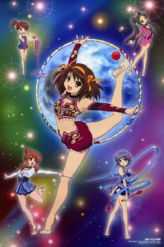 pic of the anime: the melancholy of haruhi suzumiya Melanofharuhiaerobics