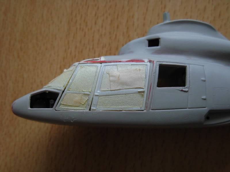 Eurocopter SA 365 Dauphin  Revell  1/72   04/11/09   Gravure en cours . DSCN2662