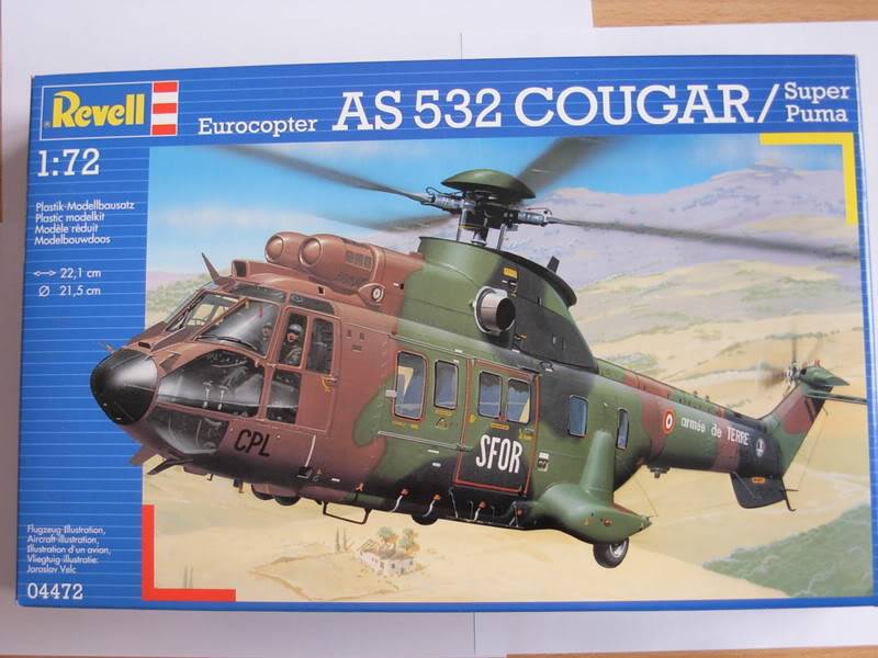 [CONCOURS HELICO] AS 532 Cougar ALAT - Revell - 1/72   :   28.12.08    Montage fini . DSCN0976