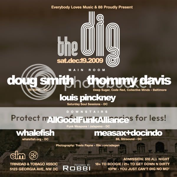 Sat 12/19 "The Dig" w Doug Smith+Thommy Davis (DC) TheDIG_1219_BackFINAL-1