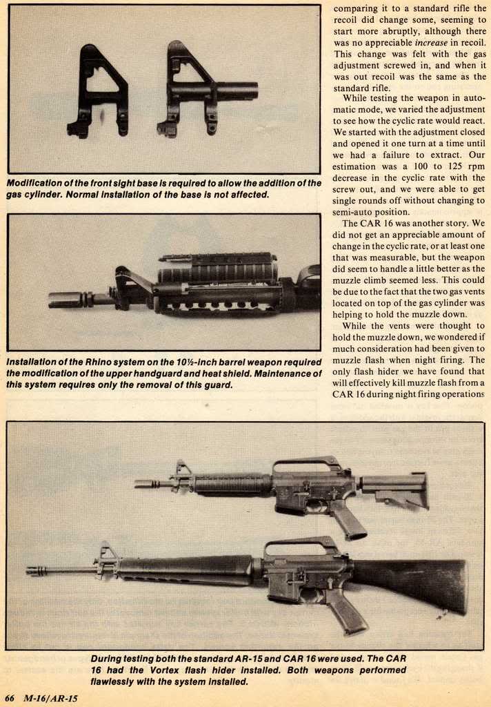 AR15/M16 le système Rhino de Walt Langendorfer. Rhino3