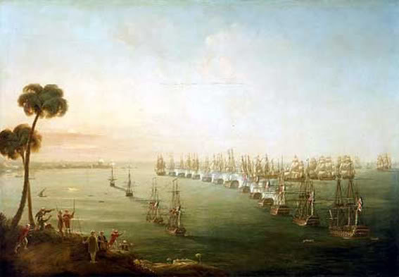 Le Combat d'Aboukir - 1er & 2 août 1798 132NelsonengagelaFlotteFranaise