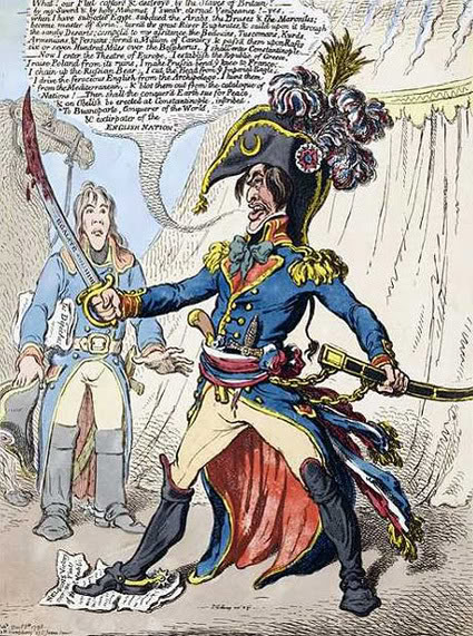 Le Combat d'Aboukir - 1er & 2 août 1798 140CaricaturedeBonaparte