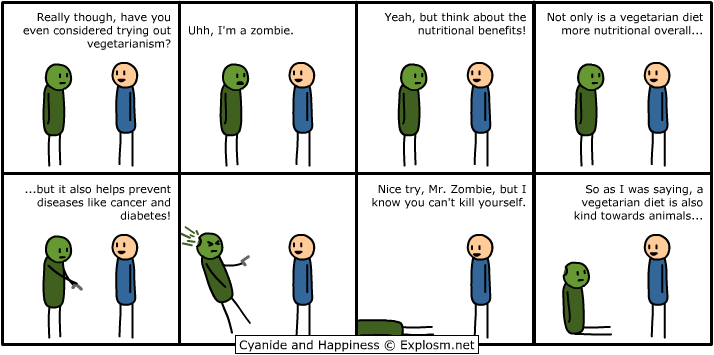 Cyanide & Happiness Vegetarian