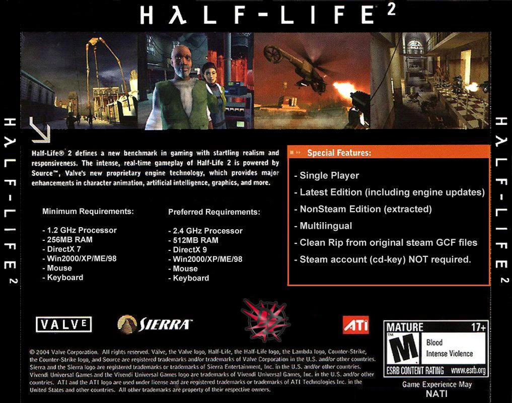 Half-Life 2 Final | DiGiTALZoNE Hl2cdbackcover4qq