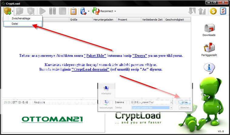 Rapidshare Beklemeye Son CryptLoad ile Download Nasıl Yapılır Cryptload3