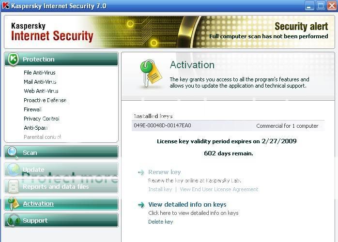 Kaspersky Anti-Virus & Internet Security 7.0.0.125 Final 3