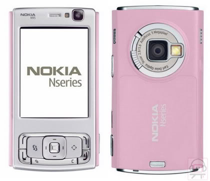 Celular de Jazmín. Nokia-n95-pink