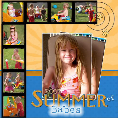 Traci's Layouts Summer-of-Babes