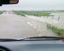 Pictures of the flood at my place Road6