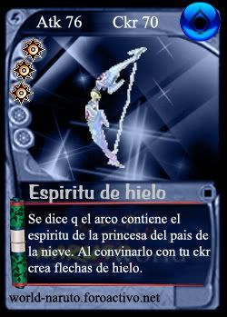 Ya estan algunas de las tarjetas Spiritbow