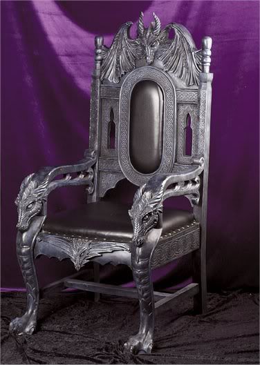 Krematrium Gothic-dragon-throne-chair