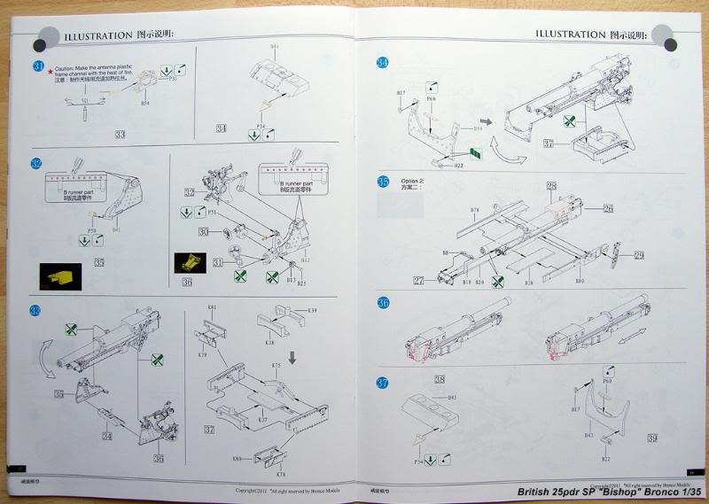 British 25pdr SP "Bishop" Bronco Ref 35077 Ech 1/35 British25pdrSPBishopBronco013