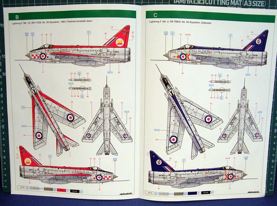 lightning - [Revue de kit] - Eduard - BAC Lightning MK.1/MK.2 -  Ref 1134  BACLightningMK1AMK2Ref1134015