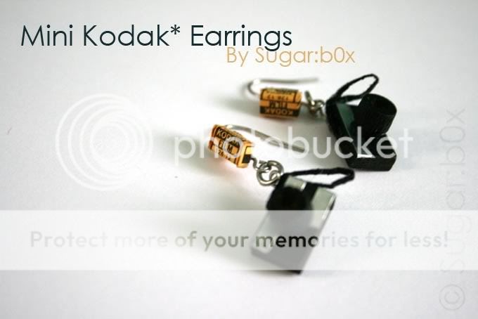 * MINI KODAK Minikodakearrings