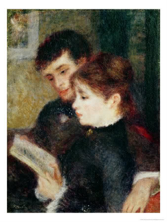 Lecture et Oeuvres d\'art - Page 2 44560Couple-Reading-renoir