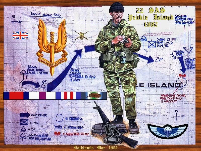 Special Boat Service Falkland Island 1982 Untitled