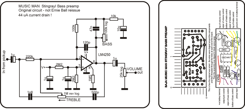 Diferenças entre StingRay 5 e Classic StingRay 5 BajaMusicmanStingrayBasspreamp